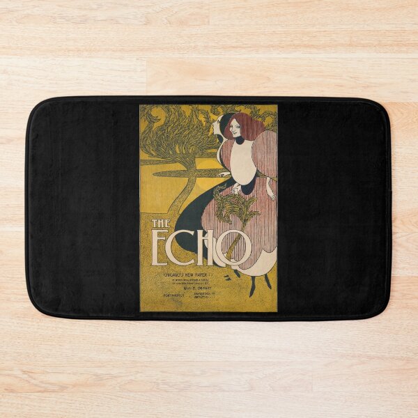 Item preview, retro the echo chicagos new paper designed and sold by CorasPosters.