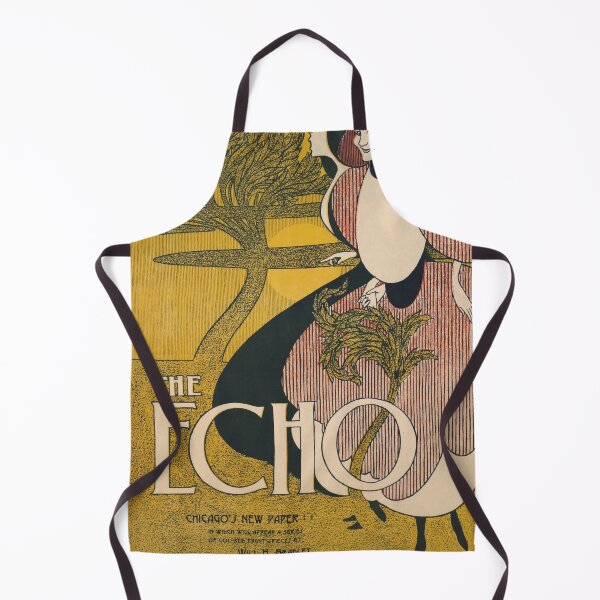 Item preview, retro the echo chicagos new paper designed and sold by CorasPosters.