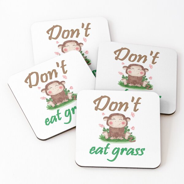 Item preview, Don't Eat Grass:For mom,For dad,Cute,Funny designed and sold by Chaos Pixel Studio.