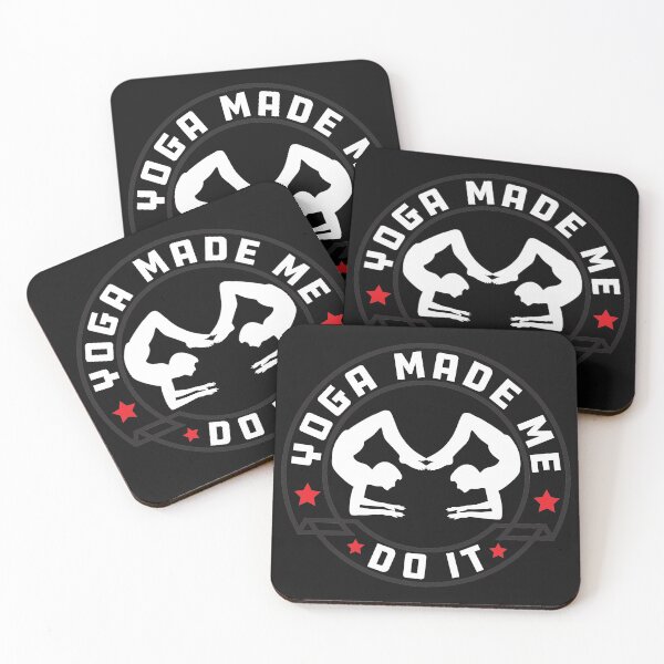 Item preview, YOGA MADE ME DO IT MASK AND T-SHIRT designed and sold by bigerdan.