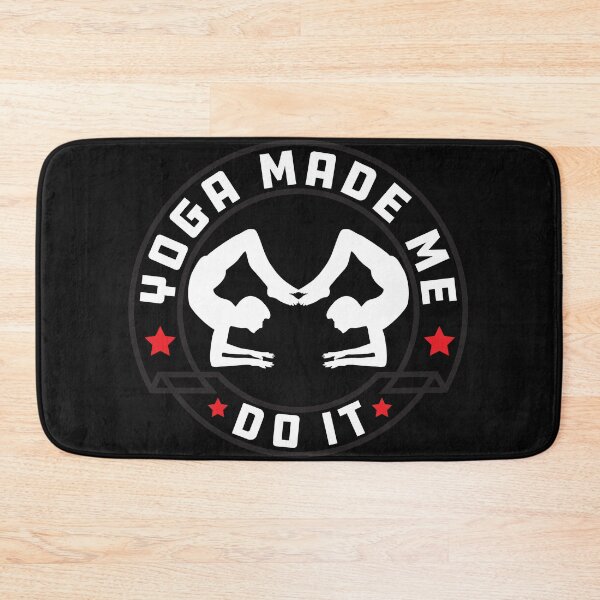 Item preview, YOGA MADE ME DO IT MASK AND T-SHIRT designed and sold by bigerdan.