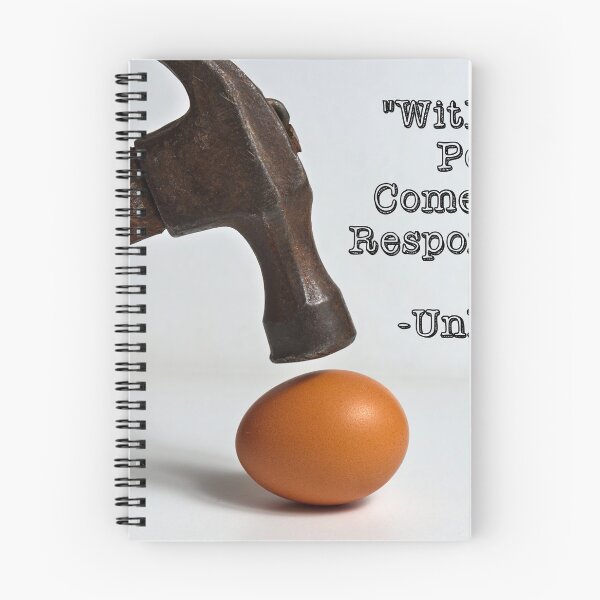 Item preview, With great power comes great responsibility. Famous Quotes designed and sold by AngeloDeVal.