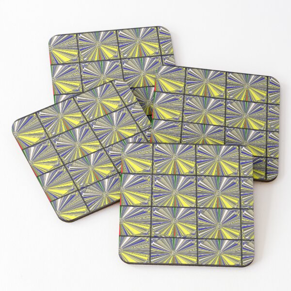Item preview, Yellow Flower Abstract Quilt Design.artwork,wallpaper,fabric #20 designed and sold by Tom Janca.