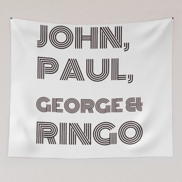 Item preview, John, Paul George and Ringo designed and sold by QuotesDogma.