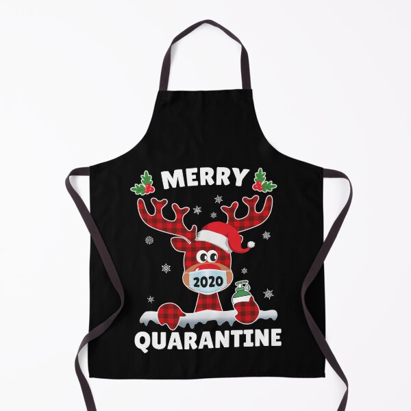 Item preview, Merry Quarantine Christmas 2020 Reindeer Mask Family Pajamas designed and sold by OdmiDesign.