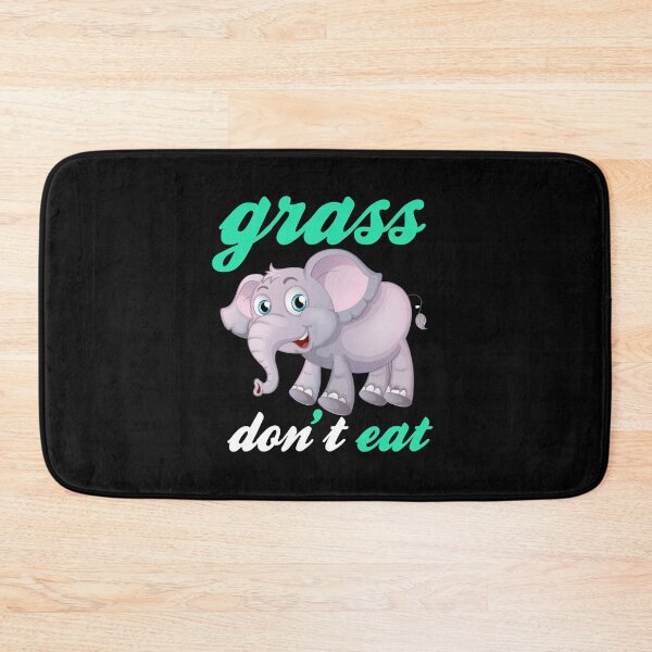 Item preview,   Don't Eat Grass:For mom,For dad,Cute,Funny,Elephant designed and sold by Chaos Pixel Studio.