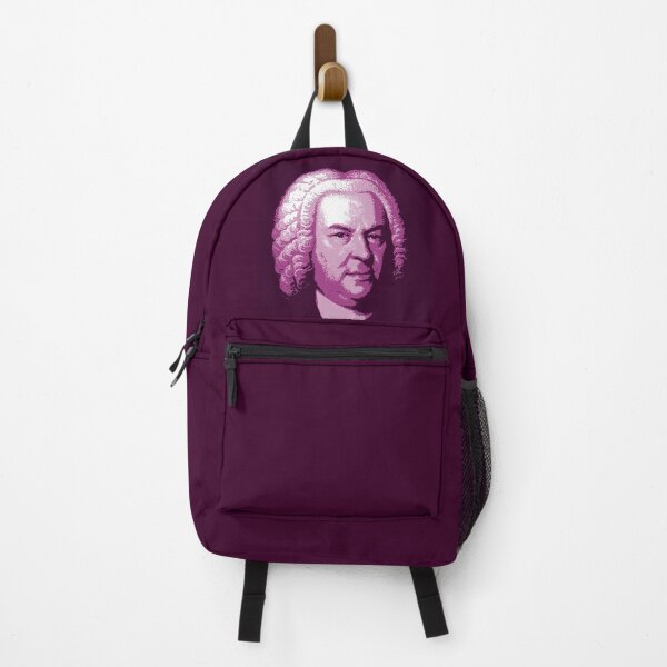 Item preview, Johann Sebastian Bach Pink Portrait designed and sold by zavadadesigns.