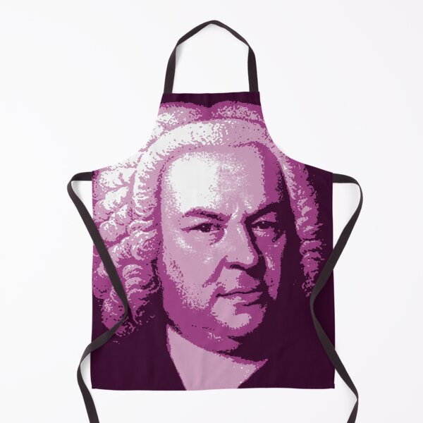 Item preview, Johann Sebastian Bach Pink Portrait designed and sold by zavadadesigns.