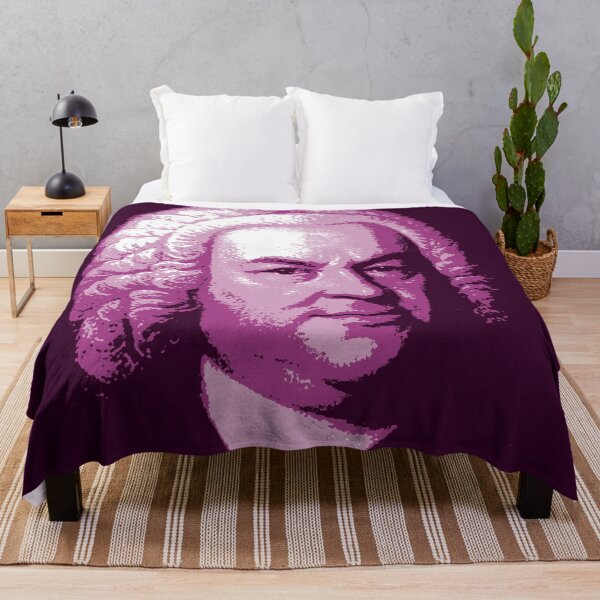 Item preview, Johann Sebastian Bach Pink Portrait designed and sold by zavadadesigns.