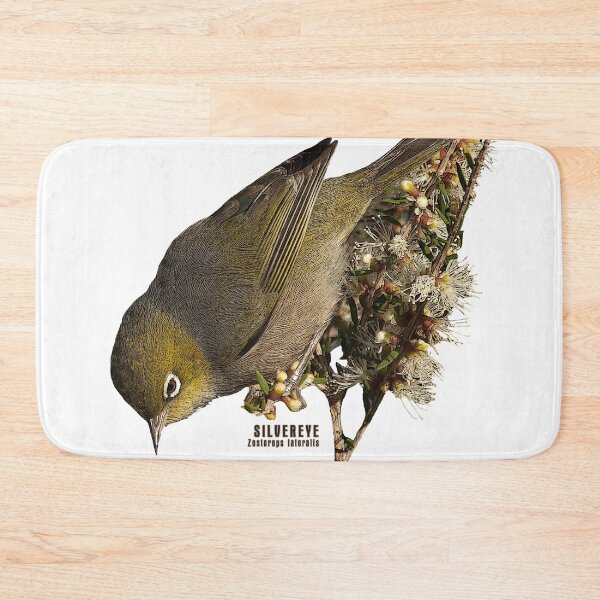 Item preview, Silvereye bird designed and sold by SEADOGPRINTS.