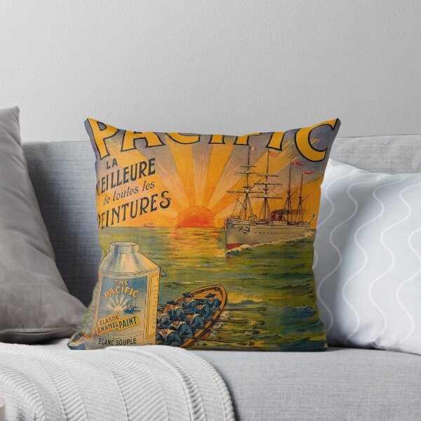 Item preview, retro le pacific peinture email designed and sold by CorasPosters.