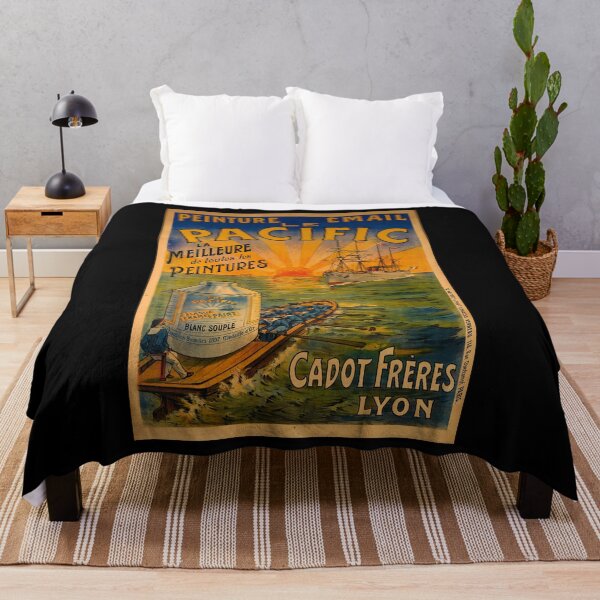 Item preview, retro le pacific peinture email designed and sold by CorasPosters.