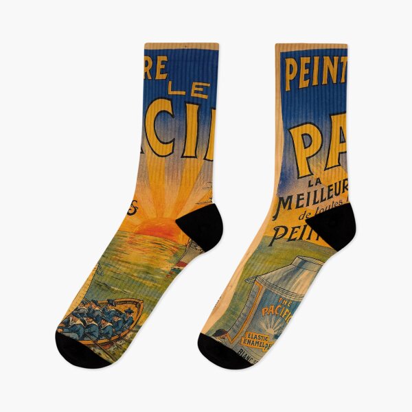 Item preview, retro le pacific peinture email designed and sold by CorasPosters.