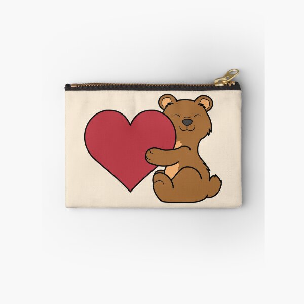 Item preview, Valentine's Day Brown Bear with Red Heart designed and sold by Grifynne.