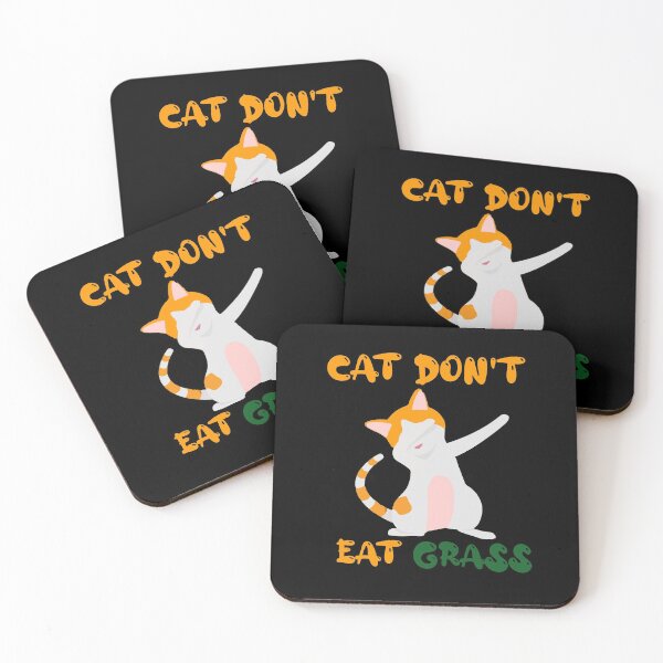 Item preview,    Don't Eat Grass:For mom,For dad,Cute,Funny,Cat designed and sold by Chaos Pixel Studio.