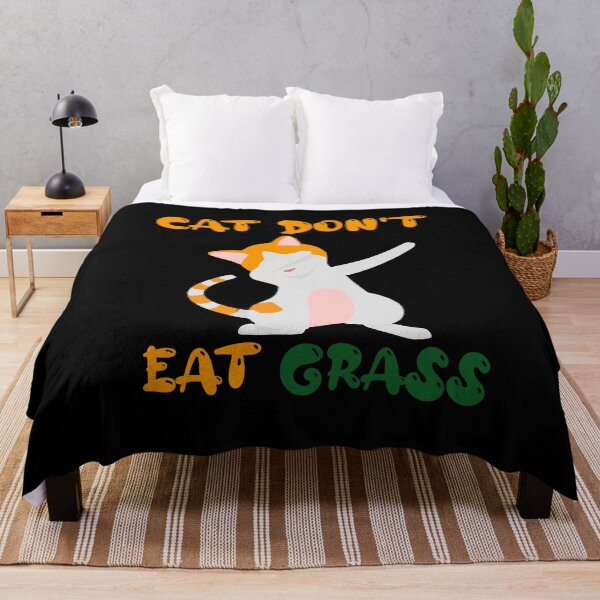 Item preview,    Don't Eat Grass:For mom,For dad,Cute,Funny,Cat designed and sold by Chaos Pixel Studio.