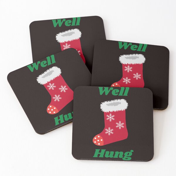 Item preview, Well Hung, Christmas Pun designed and sold by Felicity-K.