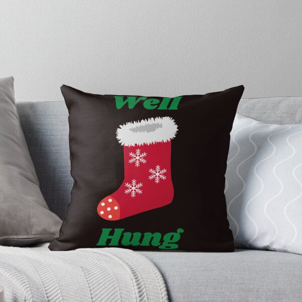 Item preview, Well Hung, Christmas Pun designed and sold by Felicity-K.