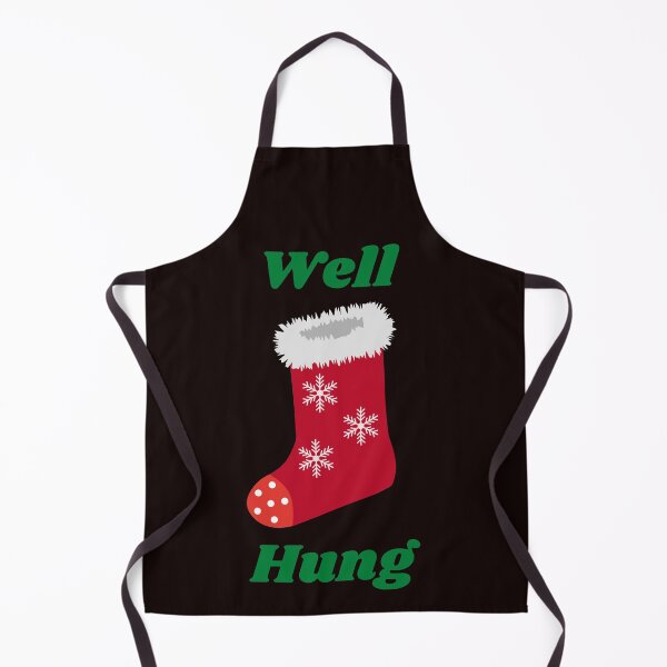 Item preview, Well Hung, Christmas Pun designed and sold by Felicity-K.