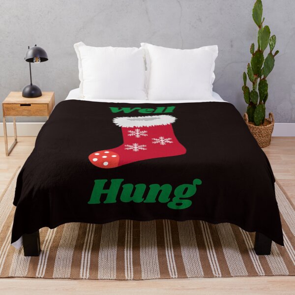 Item preview, Well Hung, Christmas Pun designed and sold by Felicity-K.