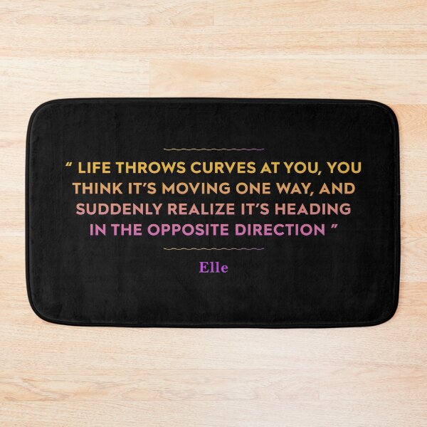 Item preview, Life throws curves at you, you think its moving one way designed and sold by designdroplet.