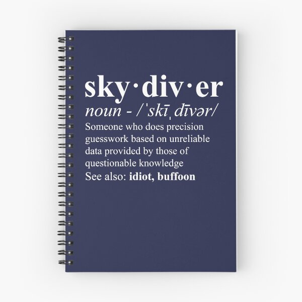 Item preview, Skydiver Definition - Funny Skydiving Gift designed and sold by SkydiveApparel.