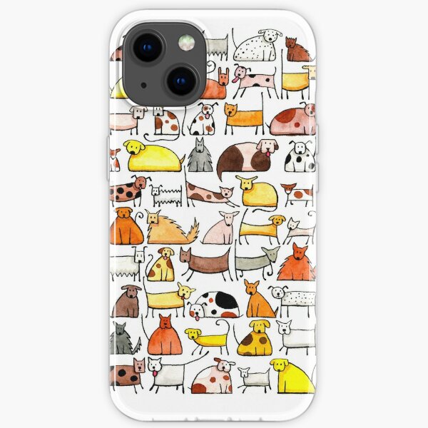 Dogs, dogs, dogs!!! iPhone Soft Case