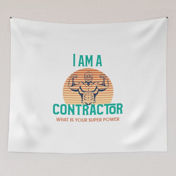 Item preview, Soy un contratista ¿Cuál es tu superpoder? designed and sold by Shirt Slanger.