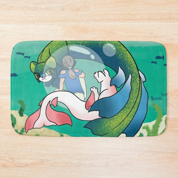 Item preview, Mermaid Cat designed and sold by Platinumfrog.