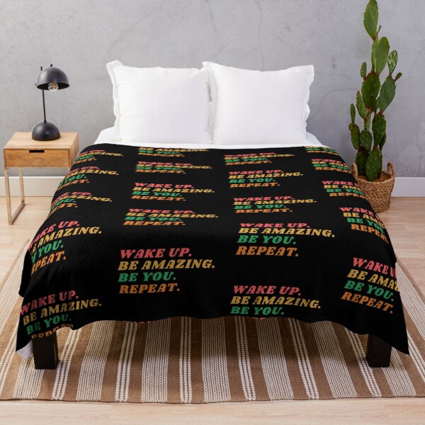 Item preview, Wake up, be amazing, be you, repeat designed and sold by stelsanc.