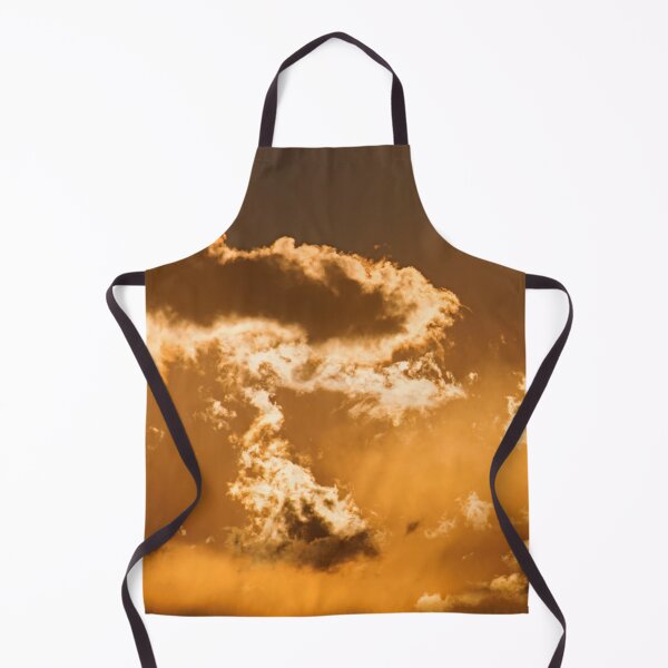 Item preview, Beautiful Golden Orange Light Fiery Sunset Clouds and Sky with Light Beams. designed and sold by UrTops.