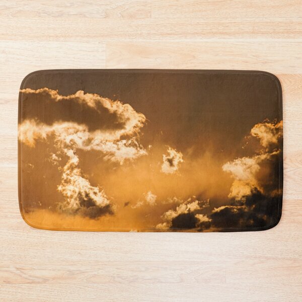 Item preview, Beautiful Golden Orange Light Fiery Sunset Clouds and Sky with Light Beams. designed and sold by UrTops.