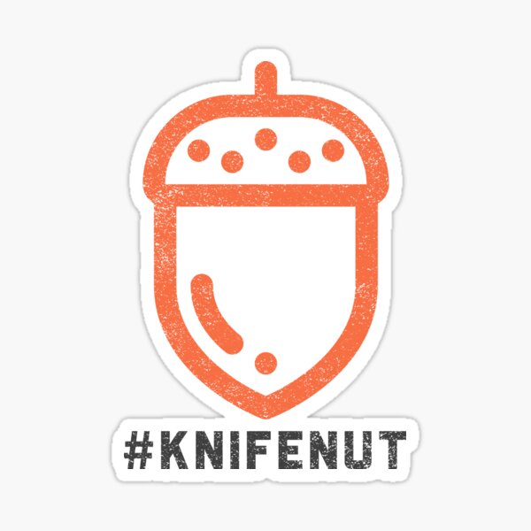 Artikel-Vorschau von #knifenut EDC Knife Tee, designt und verkauft von EDCKnifeTees.