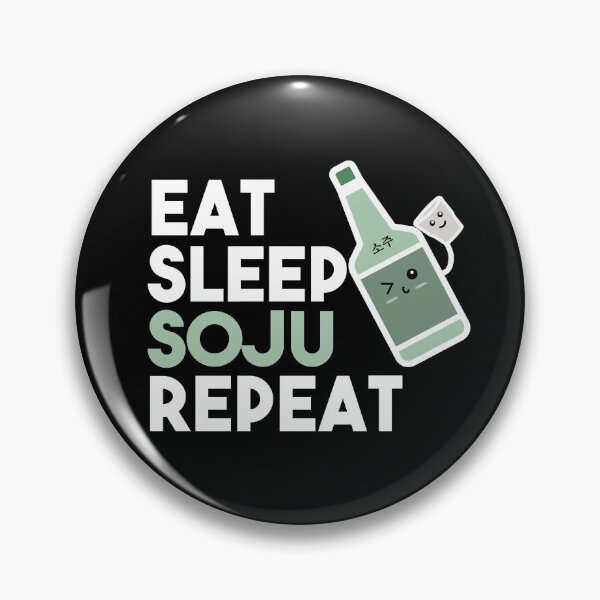 Artikelvorschau, Eat Sleep Soju Repeat Lustiges Soju-Trinken Koreanischer Geburtstag entworfen und verkauft von RainbowPandas.