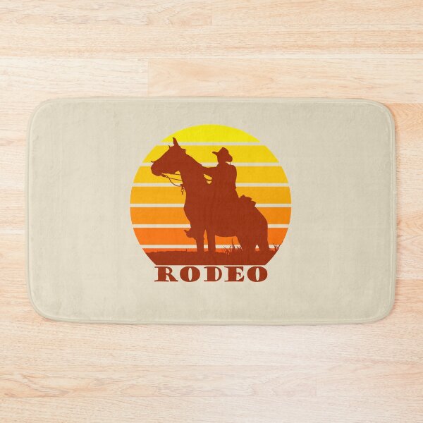 Item preview, Rodeo - Cowboy Rider Silhouette on a Sunset For the Horse Lover designed and sold by SeaStories88.