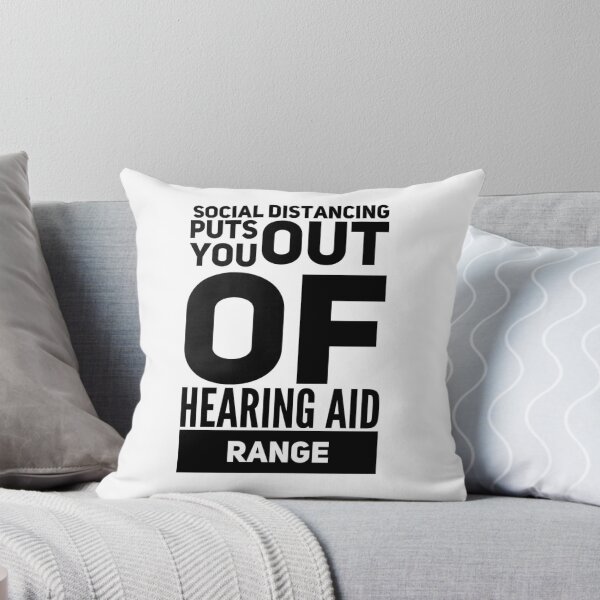 Item preview, SOCIAL DISTANCING AND MY HEARING AID designed and sold by jreiter57.