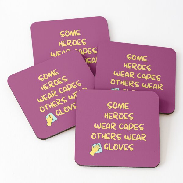 Item preview, A Heroes Gloves Inspirational Housekeeping Humor designed and sold by SavvyCleaner.