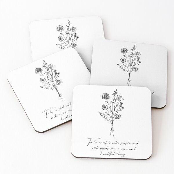 Item preview, To be careful with people and with words was a rare and beautiful thing  designed and sold by chrisevanswife.