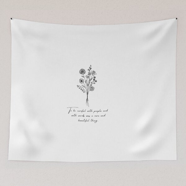 Item preview, To be careful with people and with words was a rare and beautiful thing  designed and sold by chrisevanswife.