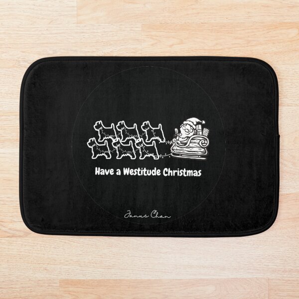 Have a Westitude Christmas Bath Mat
