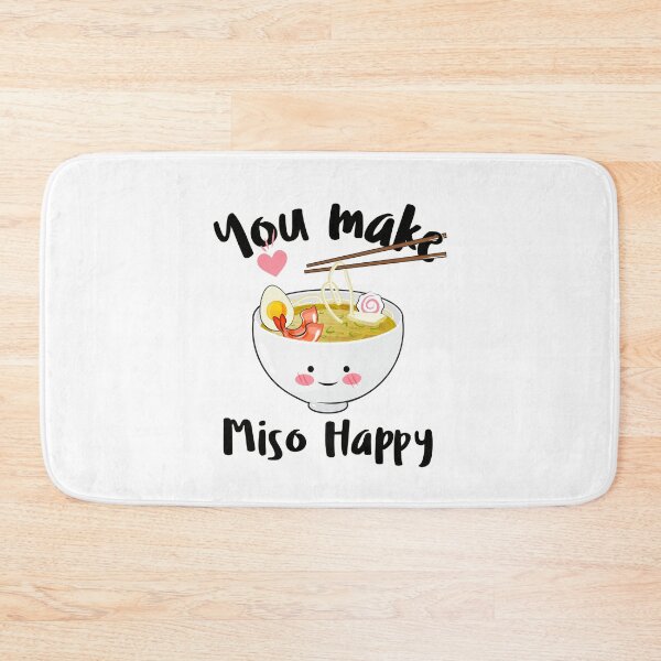 Item preview, You Make Miso Happy - Kawaii Soup Bowl designed and sold by Kaos Urbanwear.