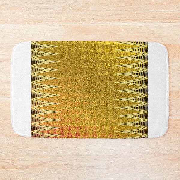 Item preview, Janca Panel Abstract Wave Gold And Black Design #20 designed and sold by Tom Janca.