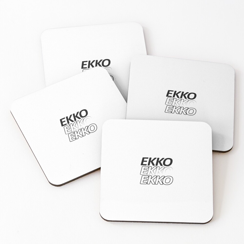 Ekko Ekko Ekko | League of Legends Merch Coasters (Set of 4)