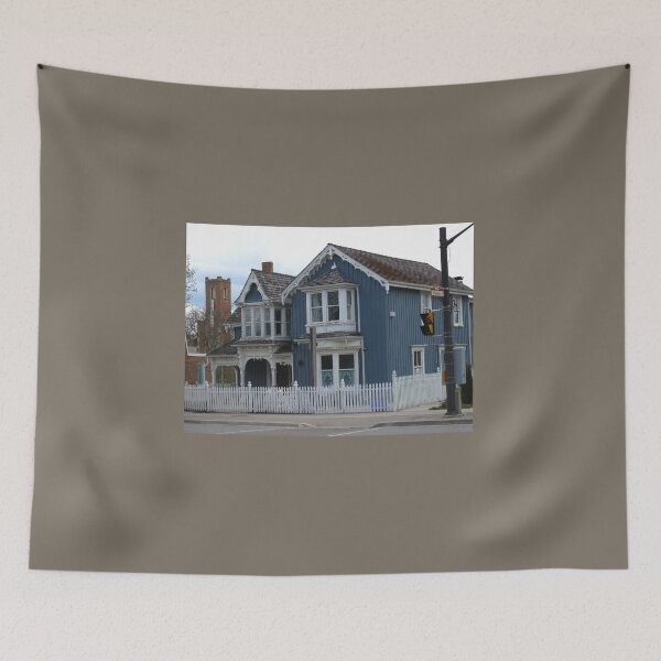 Item preview, Charming Main Street, Markham, Ontario - I've always wanted a white picket fence! designed and sold by MarianBendeth.
