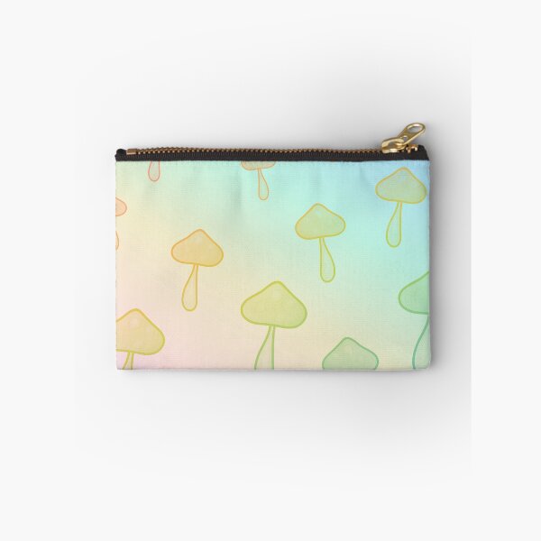 Item preview, pastel rainbow with mushrooms designed and sold by prismatic paper co.