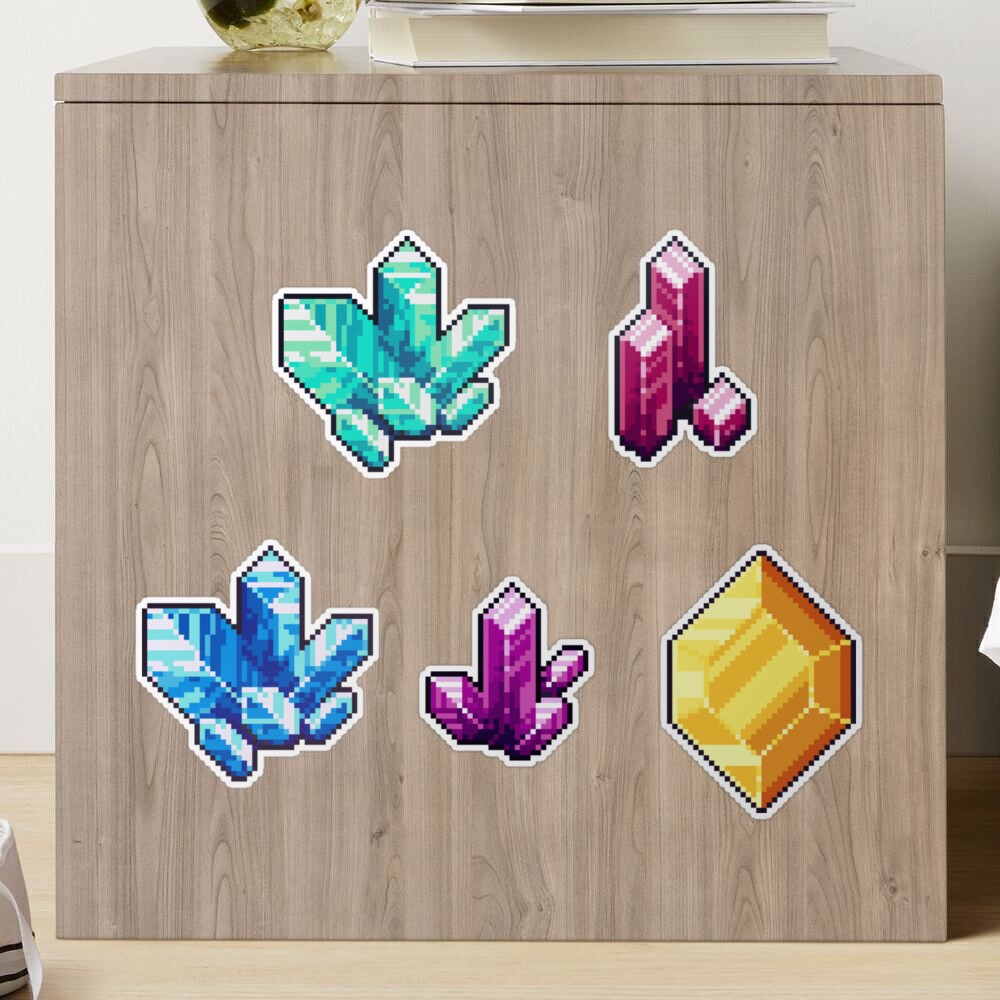 Glowing Crystals & Shrine - Animated Pixel Art Pack by Frakassets