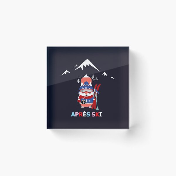Item preview, Apres Ski with a Mug of Hot Chocolate designed and sold by CoralFoxDesigns.