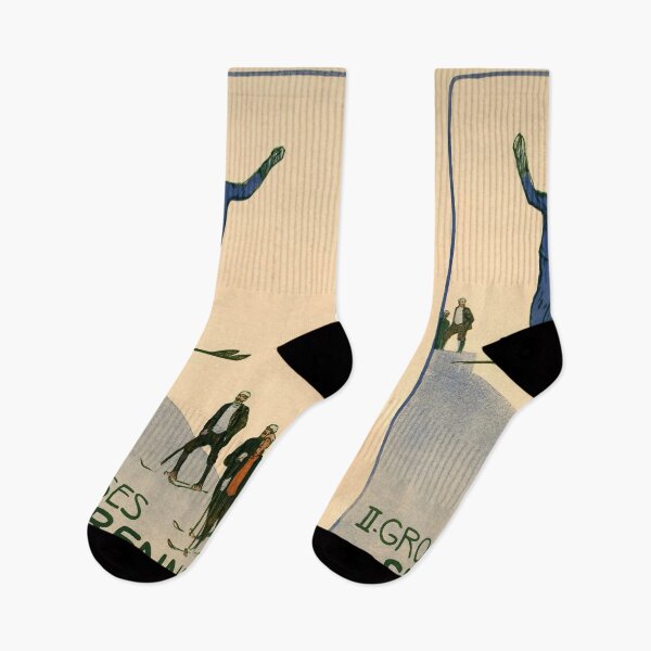 Item preview, retro zweisimmen ski rennen designed and sold by CorasPosters.