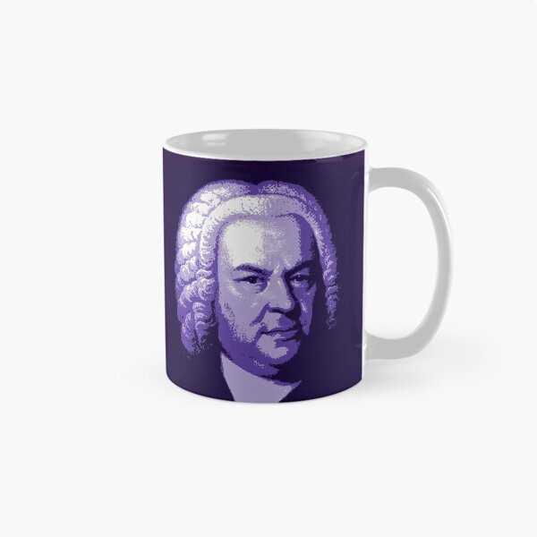 Item preview, Johann Sebastian Bach Purple Portrait designed and sold by zavadadesigns.