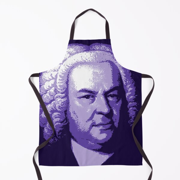 Item preview, Johann Sebastian Bach Purple Portrait designed and sold by zavadadesigns.
